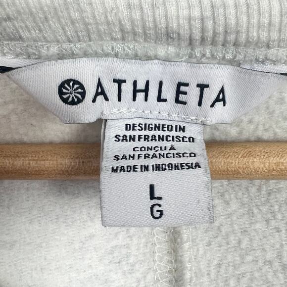 Athleta Womens L Athleisure Sustainable Coaster Luxe Recover Pullover Sweatshirt - Picture 9 of 14